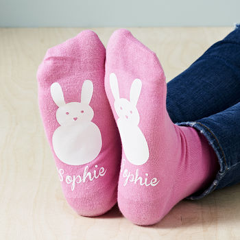 Personalised Women's Bunny Rabbit Socks, 2 of 6