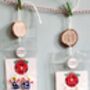Festive Painted Angel Earrings With Stand, thumbnail 6 of 11