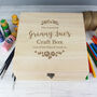 Personalised Floral Grandma Nanny Engraved Keepsake Box, thumbnail 2 of 3