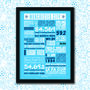 Manchester City Football Club Personalised Print, thumbnail 5 of 5