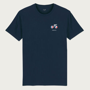 Touriste Navy Cyling T Shirt, 4 of 6
