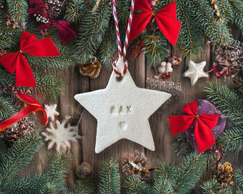 Personalised Star Christmas Decoration, 3 of 9