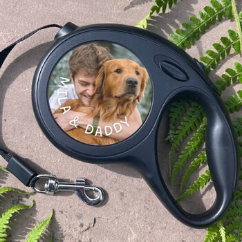 Father's Day Dog Lead With Personalised Photo, 2 of 2