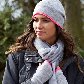 Cashmere Beanie And Wrist Warmer Gift Set, 11 of 12