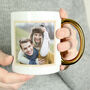 Personalised Photo Upload Gold Handled Mug, thumbnail 2 of 2