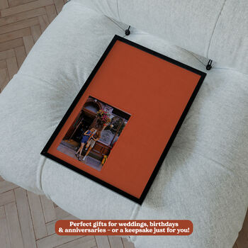 Personalised Photo Print | Textured Effect | Home Decor | Gift | Customizable Template | Trendy | Photo Booth | Memory | Anniversary | Wedding, 4 of 9