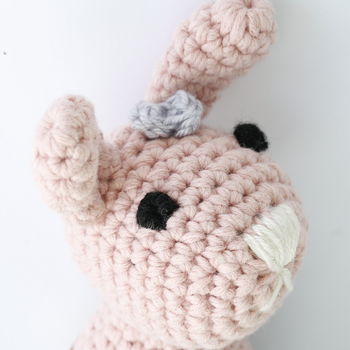 Hand Crochet Bunny Rattle, 4 of 6
