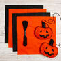 Pumpkin Party Halloween Bunting Felt Craft Kit, thumbnail 3 of 5