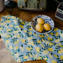 Sorrento Lemons Organic Cotton Tea Towel, thumbnail 4 of 7