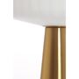 Pleat White Glass And Brass Table Lamp, thumbnail 12 of 12