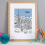 Our Special City Personalised Valentines Print, thumbnail 9 of 12