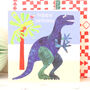 Happy Birthday Dinosaur Card, thumbnail 3 of 5
