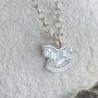Rocking Horse Charm Sterling Silver Necklace, thumbnail 1 of 4