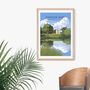 Danson Park London Travel Poster Art Print, thumbnail 4 of 8