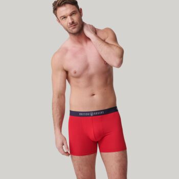 Multipack Four Pairs Of Men's Bamboo Trunks In Brights, 2 of 7