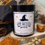 Halloween Flip My Witch Switch Personalised Candle, thumbnail 1 of 3