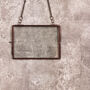 Hanging Metal Photo Frame With Metal Chain, thumbnail 6 of 7