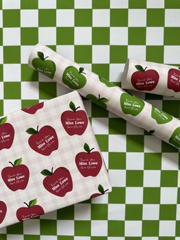 Personalised Thank You Teacher Wrapping Paper, 2 of 3