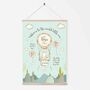 Personalised Keepsake Birth Print Spring Balloon, thumbnail 3 of 6