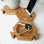 Solid Oak Interlocking Hexagon Desk Tidy, thumbnail 3 of 3