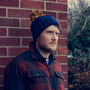 Mens Personalised Initial Knitted Bobble Hat, thumbnail 10 of 11