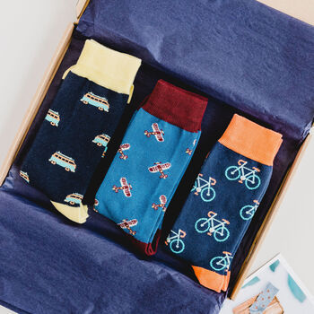 Build Your Own Sock Box Gift For Men, 3 of 12