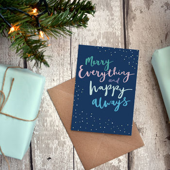 Merry Everything Christmas Cards Pack, 3 of 6