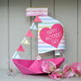 Personalised Mother's Day Heart Sail Boat Card, thumbnail 2 of 9