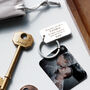 A Special Dad Keyring With Photo Plate Letterbox Gift, thumbnail 1 of 7