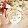 Last Christmas As A Miss Ceramic Bauble, thumbnail 3 of 5
