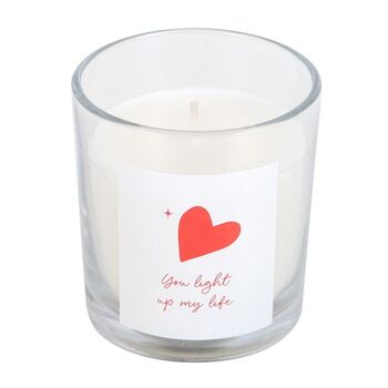 You Light Up My Life Strawberry Scented Candle, 4 of 4