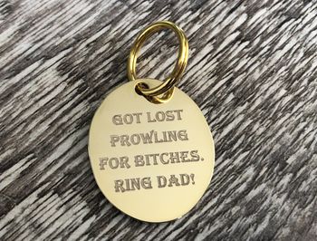 Personalised Engraved Oval Dog Tag, 3 of 4