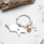 Personalised Cute Rat Keyring Rat Lover Gift. Rat Mom Gift, thumbnail 6 of 8