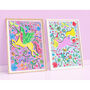 Lilac Unicorn Name Print Set, thumbnail 9 of 12