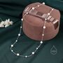 Sterling Silver Mother Of Pearl Two Way Necklace, thumbnail 7 of 11