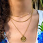 Eos Gold Plated Pearl Choker, thumbnail 5 of 5