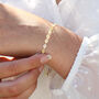 Sterling Silver Cut Out Flower Sequin Bracelet, thumbnail 5 of 5