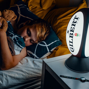 England Rugby Ball Light – Official Gilbert Rugby LED Lamp, Perfect Gift For Kids And Rugby Fans, 10 of 10