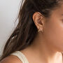 Gold Plated Rainbow Wrap Stud Earrings, thumbnail 1 of 10