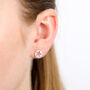 Sterling Silver Cut Out Star Stud Earrings, thumbnail 4 of 6