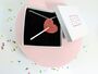 Lollipop Heart Necklace On Acrylic Silver Plated Chain, thumbnail 2 of 7