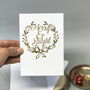Paper Cut Luxury Gold Christmas Card, thumbnail 11 of 12