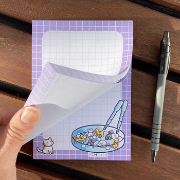 Pipettes Pun Science Notepad, 2 of 4