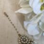 Gold Antique Indian Kundan And Pearl Tikka, thumbnail 1 of 5
