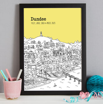 Personalised Dundee Print, 5 of 9