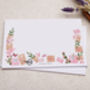 C6 Decorated Envelopes With Pink Floral Post Design, thumbnail 1 of 2