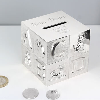 Personalised Abc Money Box, 3 of 4
