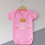 Baby Girl Prince Daddy Vest, thumbnail 1 of 4