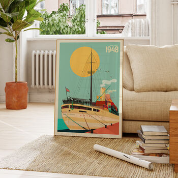 Empire Windrush Art Print, 2 of 6