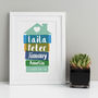 Personalised Home Print, thumbnail 2 of 8